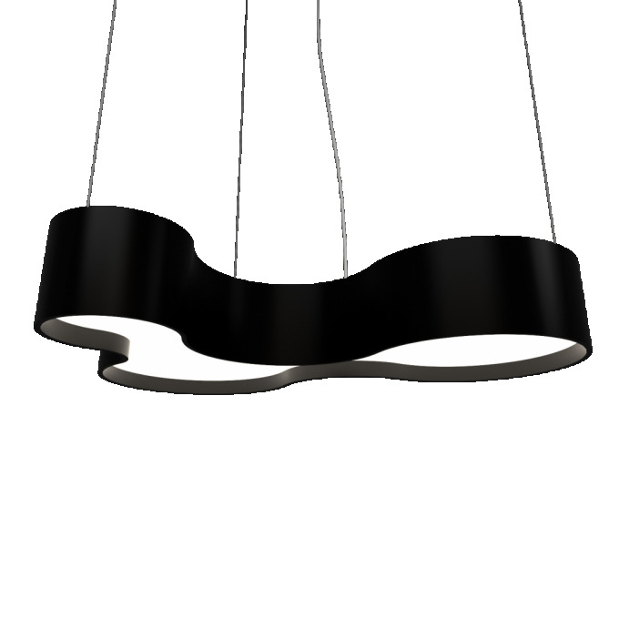 Pendente Accord Orgânico Semi Cilíndrico KS 7L E27 1000x200x680mm 291