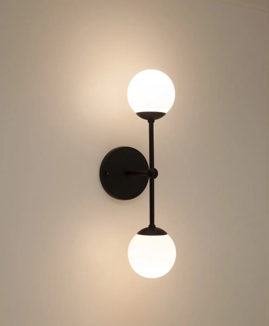 Arandela Jabuticaba 2L G9 430mm Globo Ø100mm FG Iluminação 1203/2