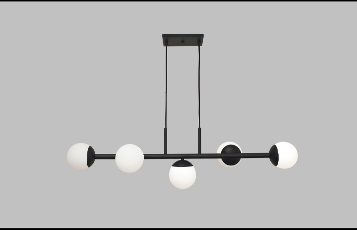 Pendente Jabuticaba 5L G9 1000mm FG Iluminação 1403/5