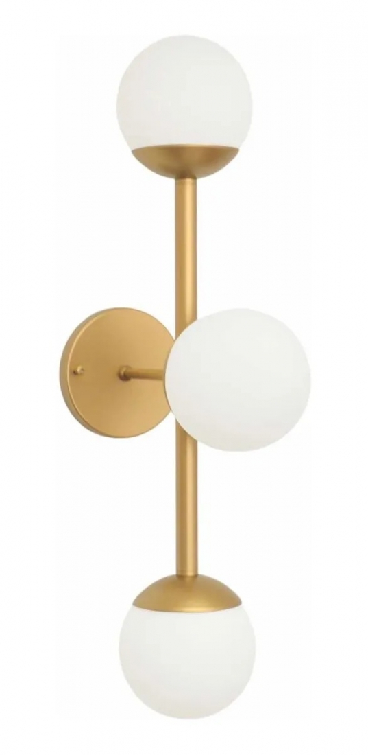 Arandela Jabuticaba 3L G9 580mm Globo Ø120mm FG Iluminação 1204/3