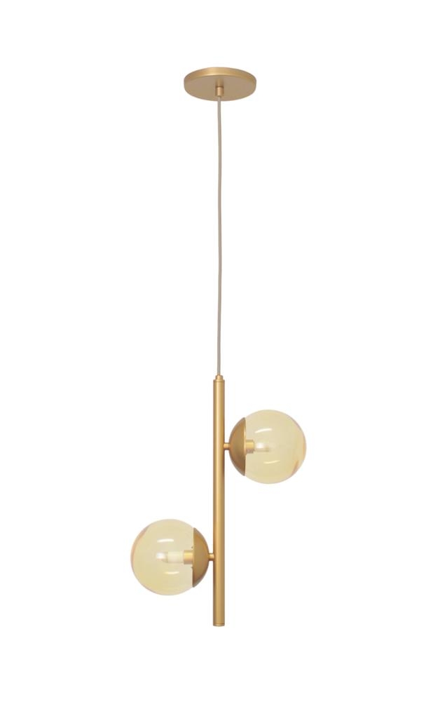 Pendente Jabuticaba Vertical 2L G9 380mm FG Iluminação 1402/2