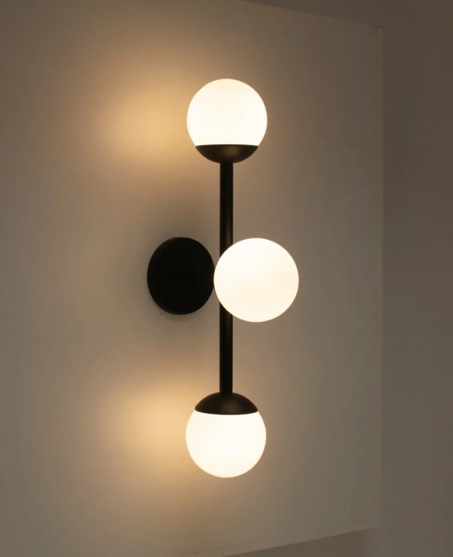 Arandela Jabuticaba 3L G9 580mm Globo Ø120mm FG Iluminação 1204/3