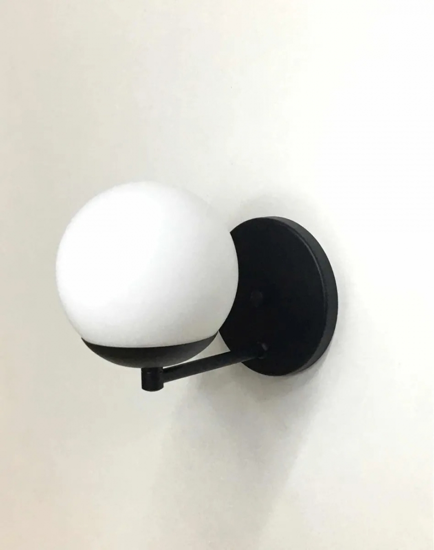 Arandela Jabuticaba 1L G9 150mm Globo Ø120mm FG Iluminação 1200/1