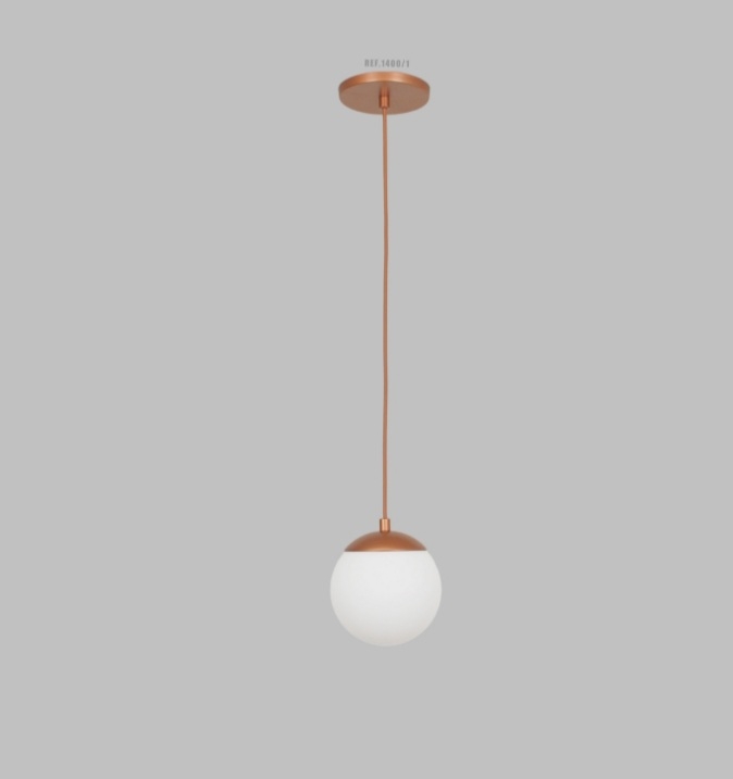 Pendente Jabuticaba 1L E27 140mm FG Iluminação 1400/1