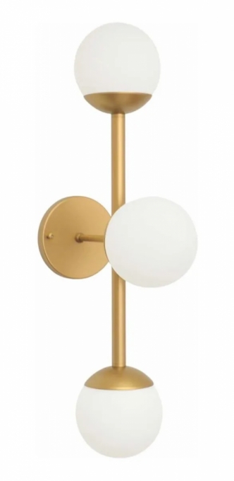 Arandela Jabuticaba 3L G9 580mm Globo Ø120mm FG Iluminação 1204/3