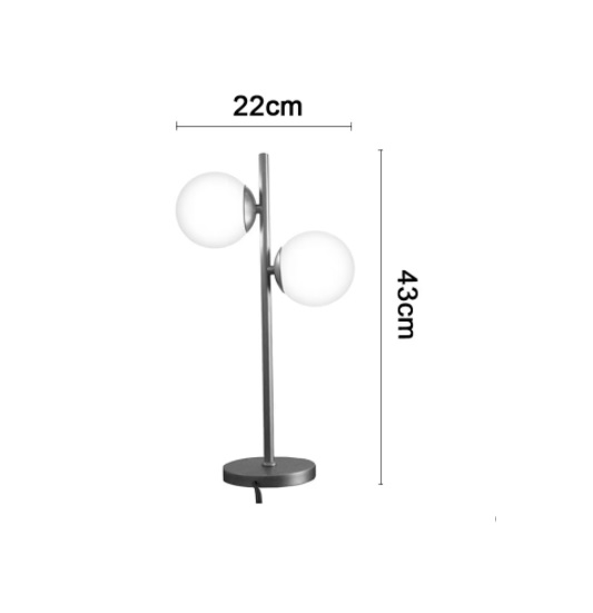 Abajur Jabuticaba 2L G9 430mm Globo Ø100mm FG Iluminação 1001/2
