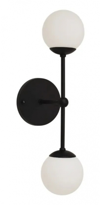 Arandela Jabuticaba 2L G9 430mm Globo Ø100mm FG Iluminação 1203/2