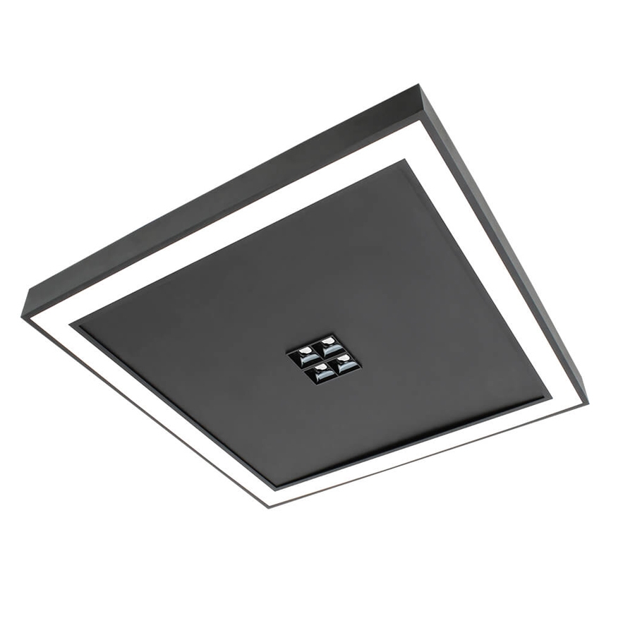 Plafon Sobrepor Newline Fit Edge LED 33,6W com 4 Focos 10° 4W 420x420x40mm PL0128LED