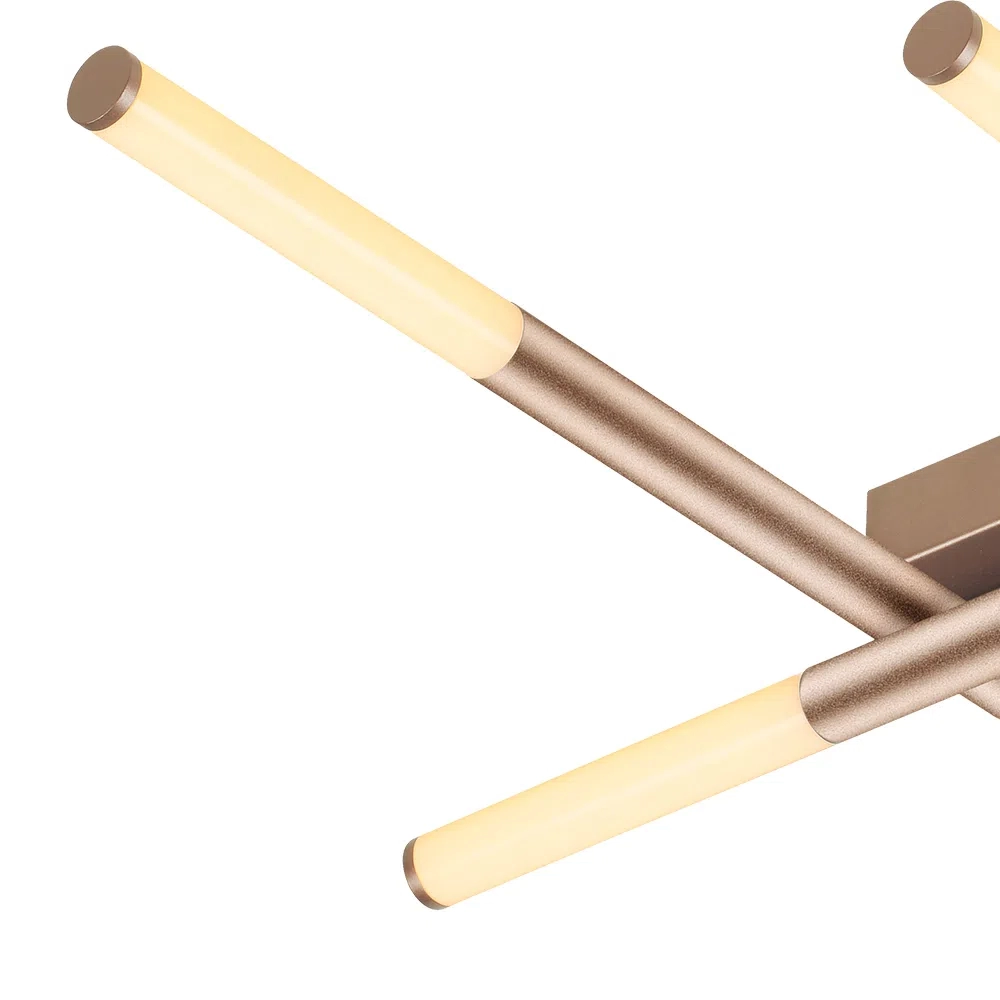 Plafon Bella Palito Dourado 36 watts 2700K 860x700mm CD017