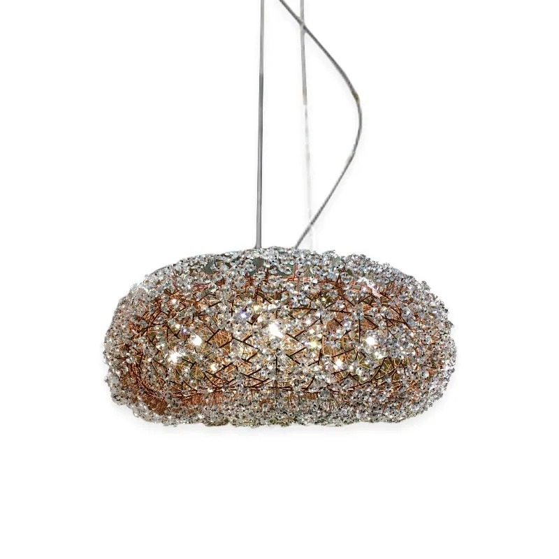 Pendente Artesanal Lampluz Neo Cristal 8L G9 Ø800x300mm  PDC 130.80