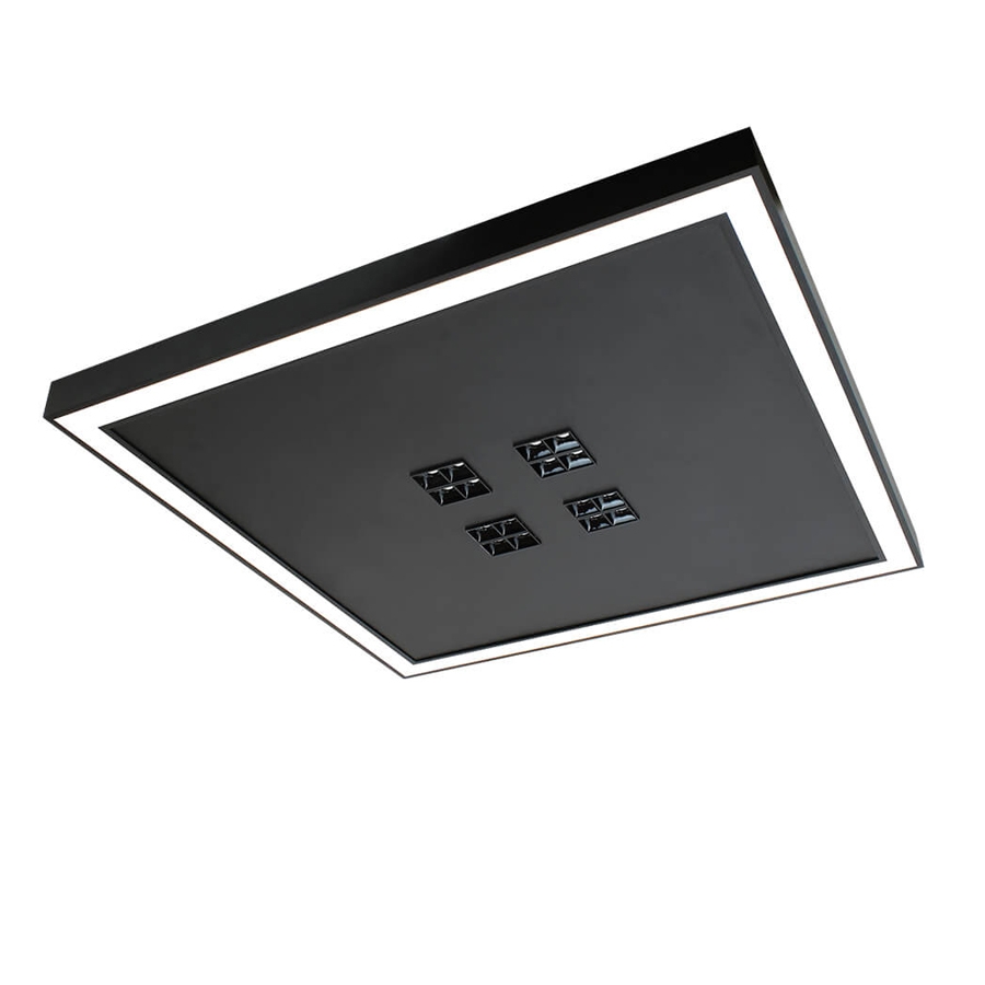 Plafon Sobrepor Newline Fit Edge 32W com 4 Focos 10° 4W 616x616x40mm PL0129LED