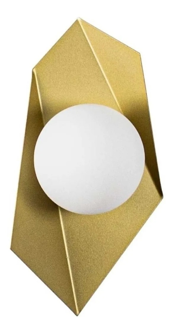 Arandela Starlux Floki Dourado e Preto 1L G9 160x140x280mm GH-005