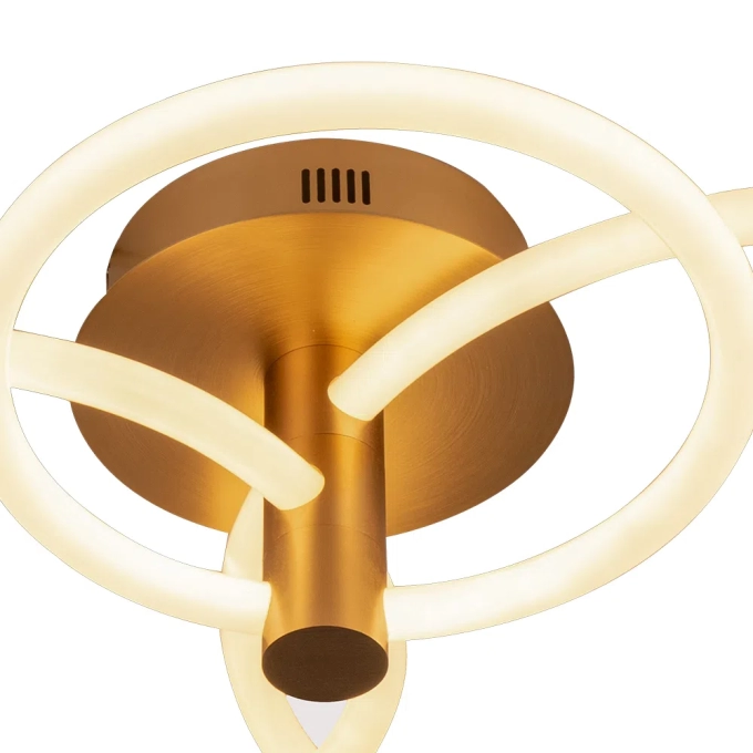 Plafon Bella Circolo Dourado 54 Watts 3000K 860x490mm BB020