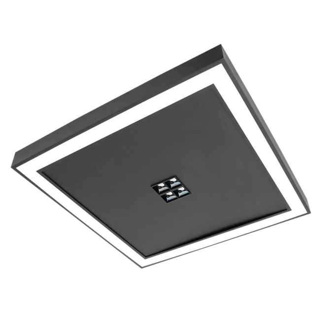 Plafon Sobrepor Newline Fit Edge LED 33,6W com 4 Focos 10° 4W 420x420x40mm PL0128LED