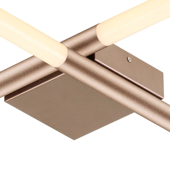 Plafon Bella Palito Dourado 24 watts 2700K Ø700x70mm CD016
