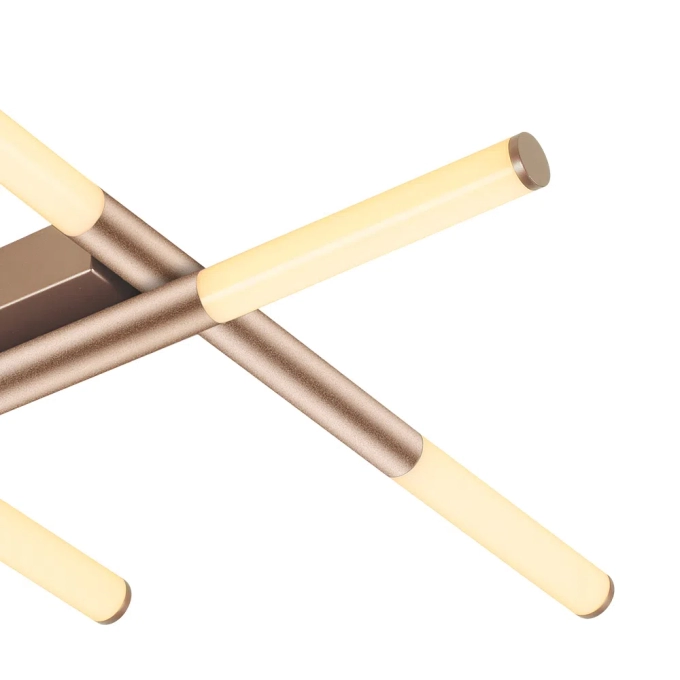 Plafon Bella Palito Dourado 36 watts 2700K 860x700mm CD017