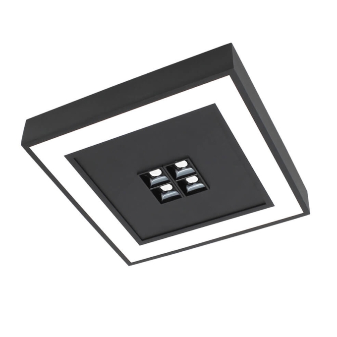 Plafon Sobrepor Newline Fit Edge 25,2W com 4 Focos 10° 4W 295x295x40mm PL0127LED