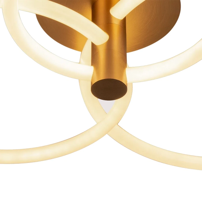 Plafon Bella Circolo Dourado 54 Watts 3000K 860x490mm BB020