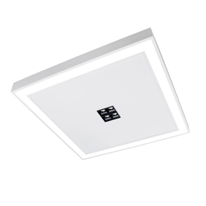 Plafon Sobrepor Newline Fit Edge LED 33,6W com 4 Focos 10° 4W 420x420x40mm PL0128LED