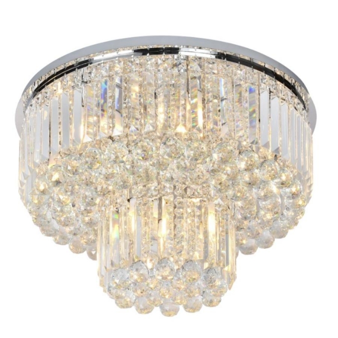 Plafon Sindora Cristal Transparente 10L E14 Ø600x380mm DCX00725