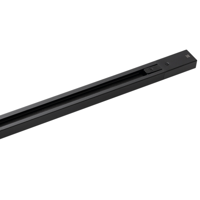 Trilho Sobrepor Eletrificado Stella 1 Metro Preto SD1010PTO