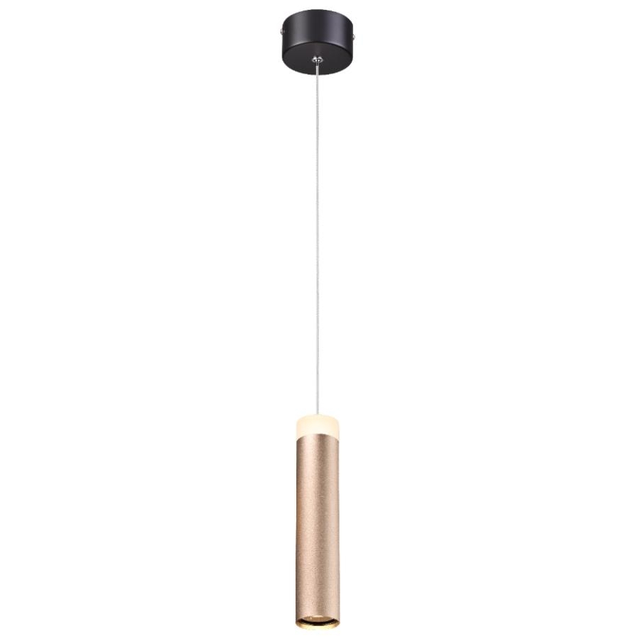 Pendente Sindora Metal Dourado Amendoim 7 watts 3000K Ø50x200mm DCD01133