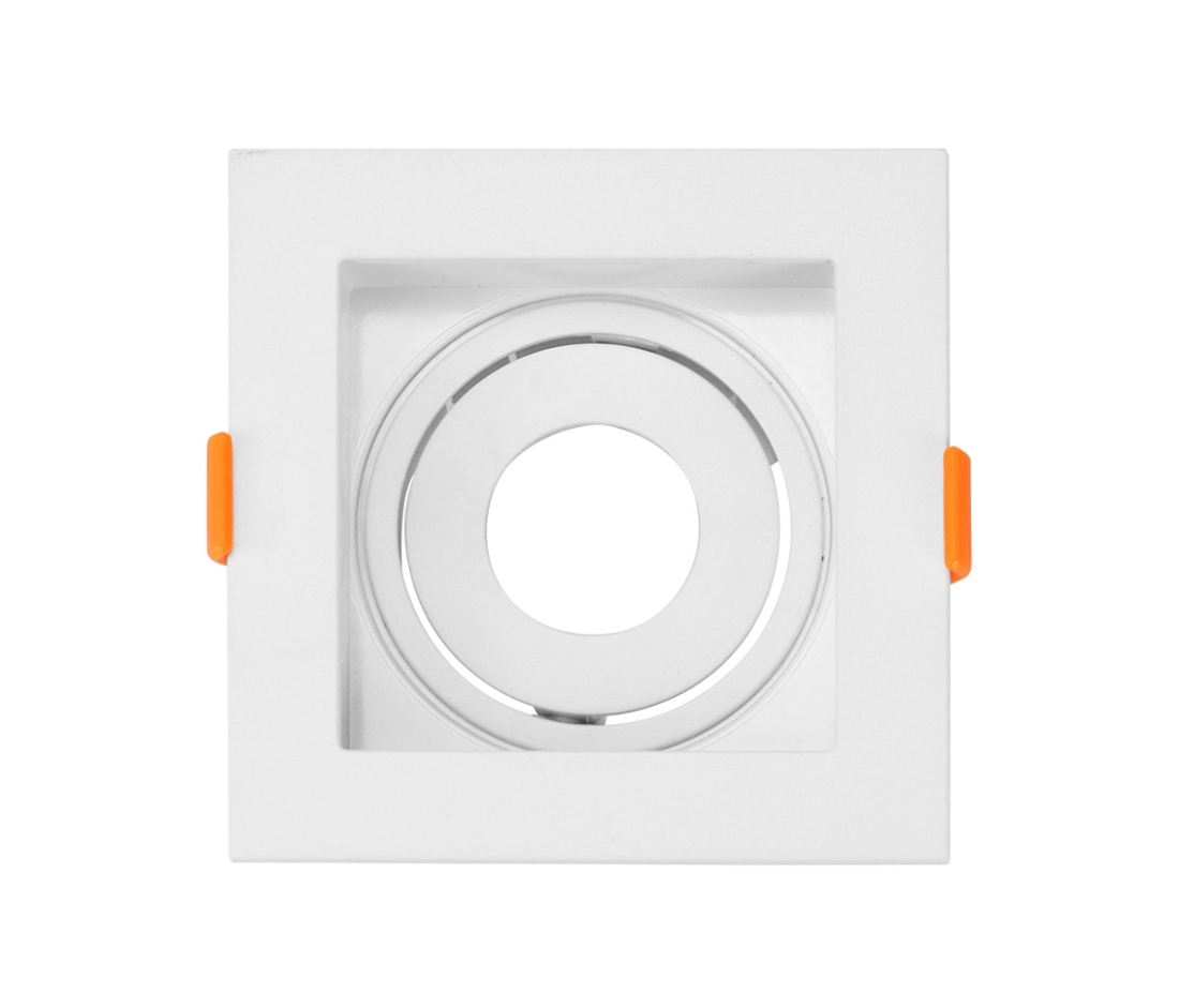 Spot Embutir Opus LED Mini Dicróica MR11 Branco 75x75mm OPS 82123
