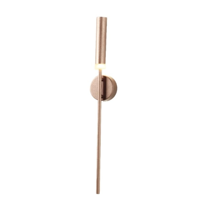Arandela Sindora Metal Dourado Amendoim 7 watts 3000K 650x100x70mm DCB01139