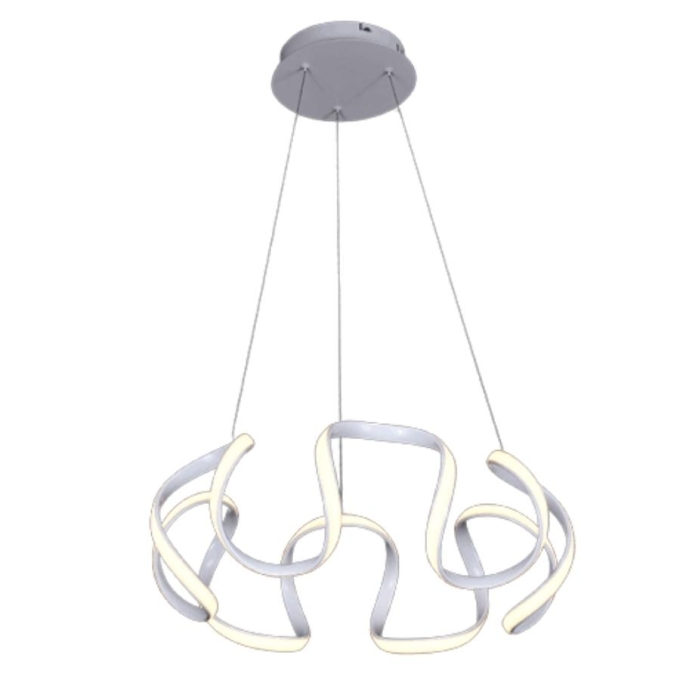 Pendente Sindora Metal Branco 64 watts 3000K Ø550x250mm DCD015010