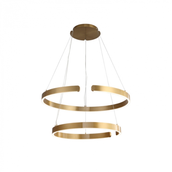 Pendente Sindora Dourado 80 watts 3000K Ø660/440mm DCD01612