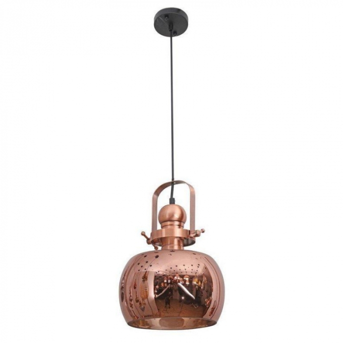 Pendente Sindora Vidro Bronze 1L E27 Ø250x340mm DCD02006