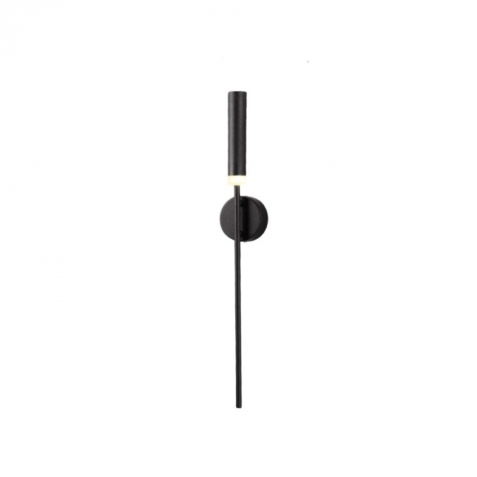Arandela Sindora Metal Preto 7 watts 3000K 650x100x70mm DCB01141