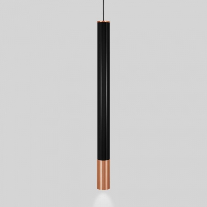 Pendente TKS Pipe Down 1L Mini Dicróica MR11 Ø38x490mm 1834