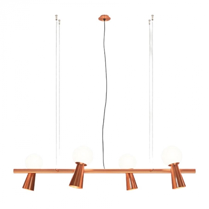 Pendente TKS Pion 4L G9 + 4L Dicróica 1000x260x2000mm 1794