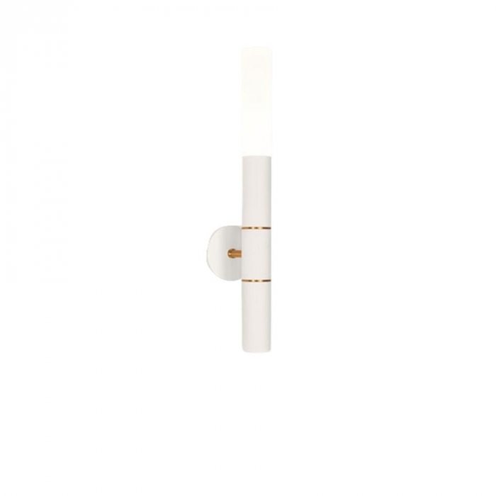 Arandela TKS Billet Facho Simples 1L Mini Dicróica MR11 370x60x95mm 1658