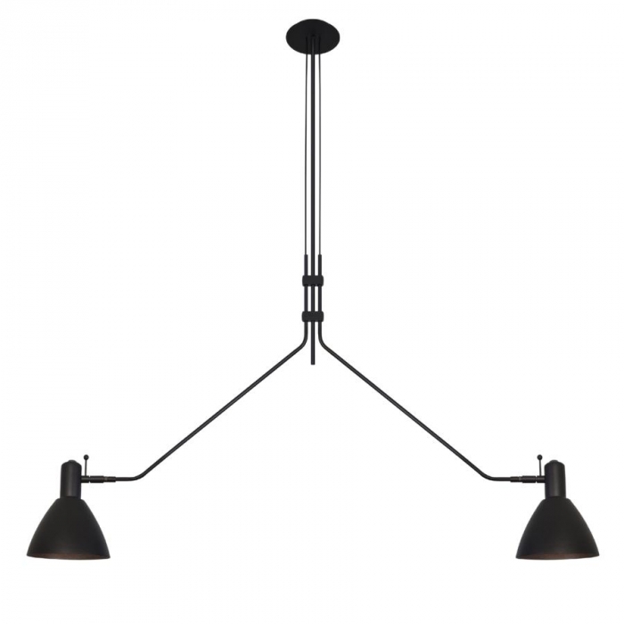 Pendente TKS Roma Tetto 2L E27 165x1300x1600mm 1722