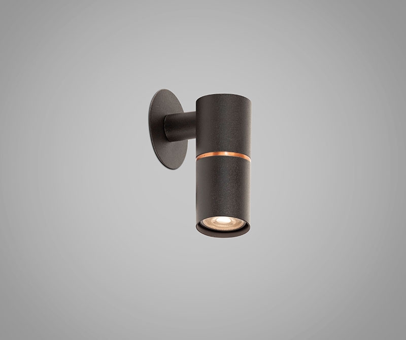 Arandela TKS Perg Mini S Fixa 1L Mini Dicroica MR11 38x55x90mm 1476