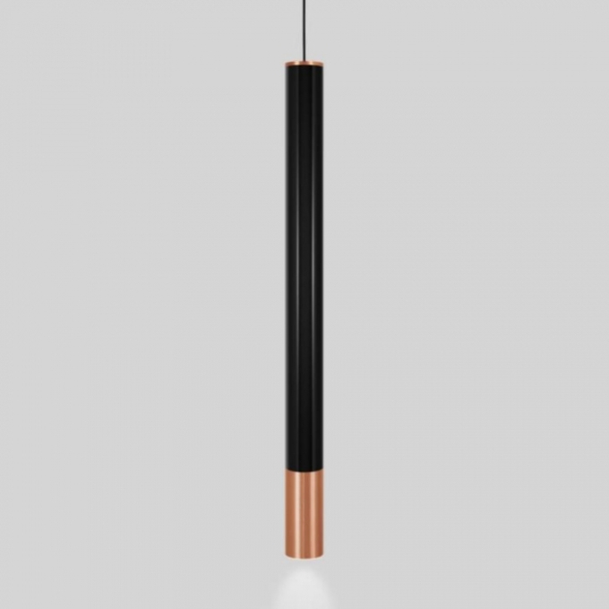 Pendente TKS Pipe Down 1L Mini Dicróica MR11 Ø38x490mm 1834