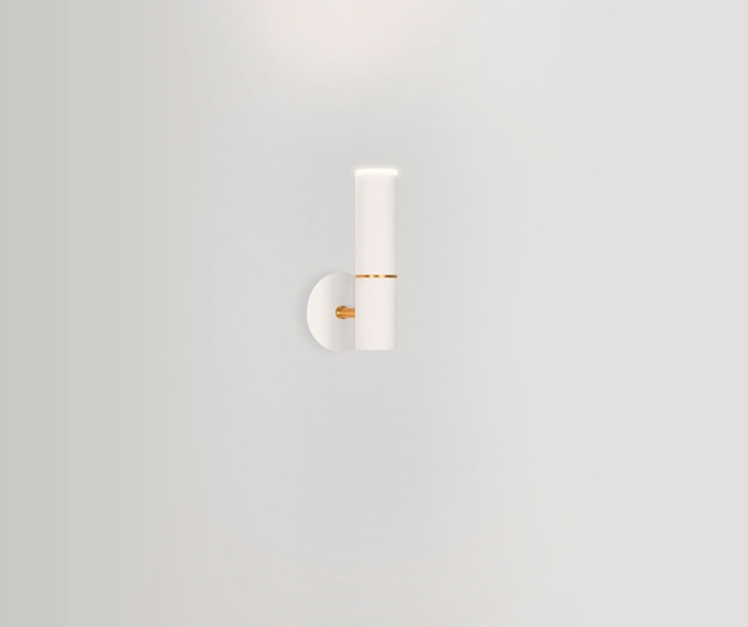 Arandela TKS Pipe Basic Externa Fixa Com Difusor 1L Mini Dicroica MR11 80x100x150mm 1679