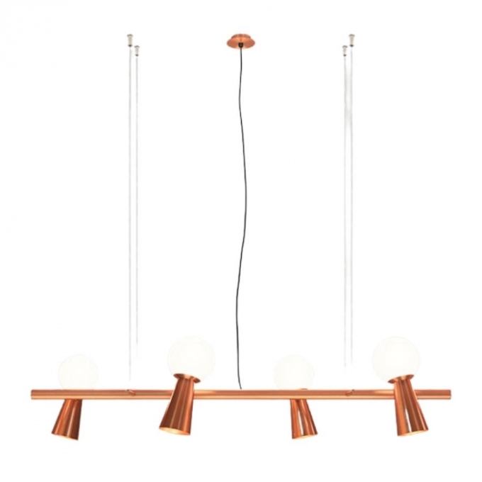 Pendente TKS Pion 4L G9 + 4L Dicróica 1000x260x2000mm 1794
