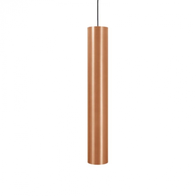 Pendente TKS Pipe Big M Recuado 1L Dicroica MR16 Ø64x400mm 1810