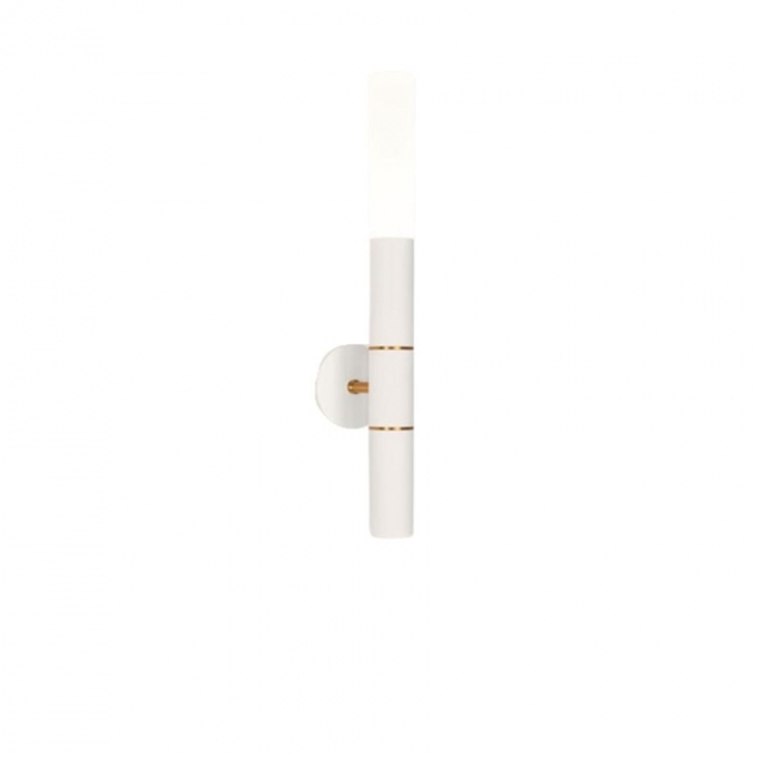 Arandela TKS Billet Facho Simples 1L Mini Dicróica MR11 370x60x95mm 1658