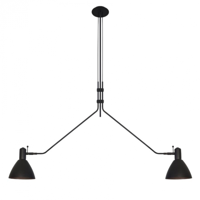 Pendente TKS Roma Tetto 2L E27 165x1300x1600mm 1722