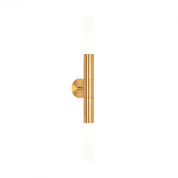 Arandela TKS Billet Facho Duplo 2L Mini Dicróica MR11 500x60x95mm 1659