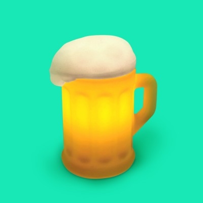 Luminária de Mesa USARE Chopp 1L E27 255x210x115mm 