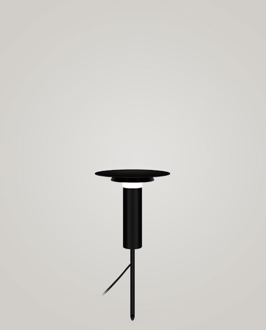 Balizador TKS Disc 1L Mini Dicroica MR11 Ø150x140mm 1352