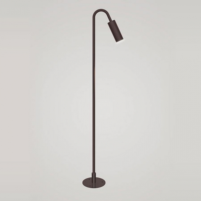 Poste Balizador TKS Pipe Open Hook Com Base Sem Difusor 1L Mini Dicroica MR11 120x107x800mm 1309
