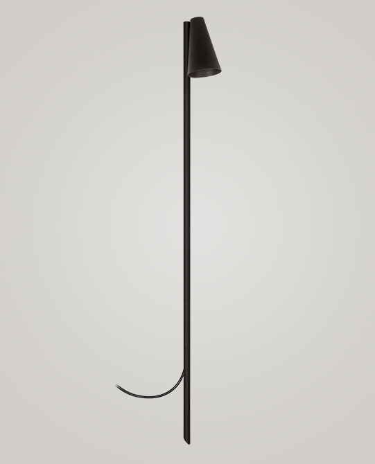 Poste Balizador TKS Cone 1L Dicroica MR16 80x125x800mm 1370