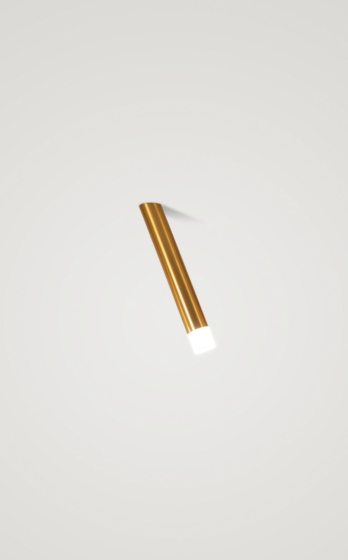 Plafon TKS Stalactite Ângulo 25° 1L G9 Ø38x250mm 1422