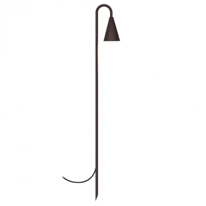Poste Balizador TKS Drop Small 1L Mini Dicroica MR11 110x500mm 1346